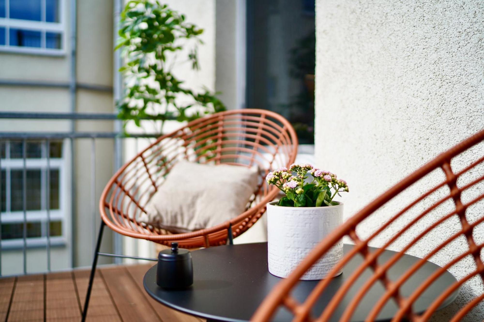 Edler Wohnraum Luxurioeses Studio Im Zentrum Mit Balkon, Kaffeevollautomat, Klima & Parkplatz Zwickau Extérieur photo